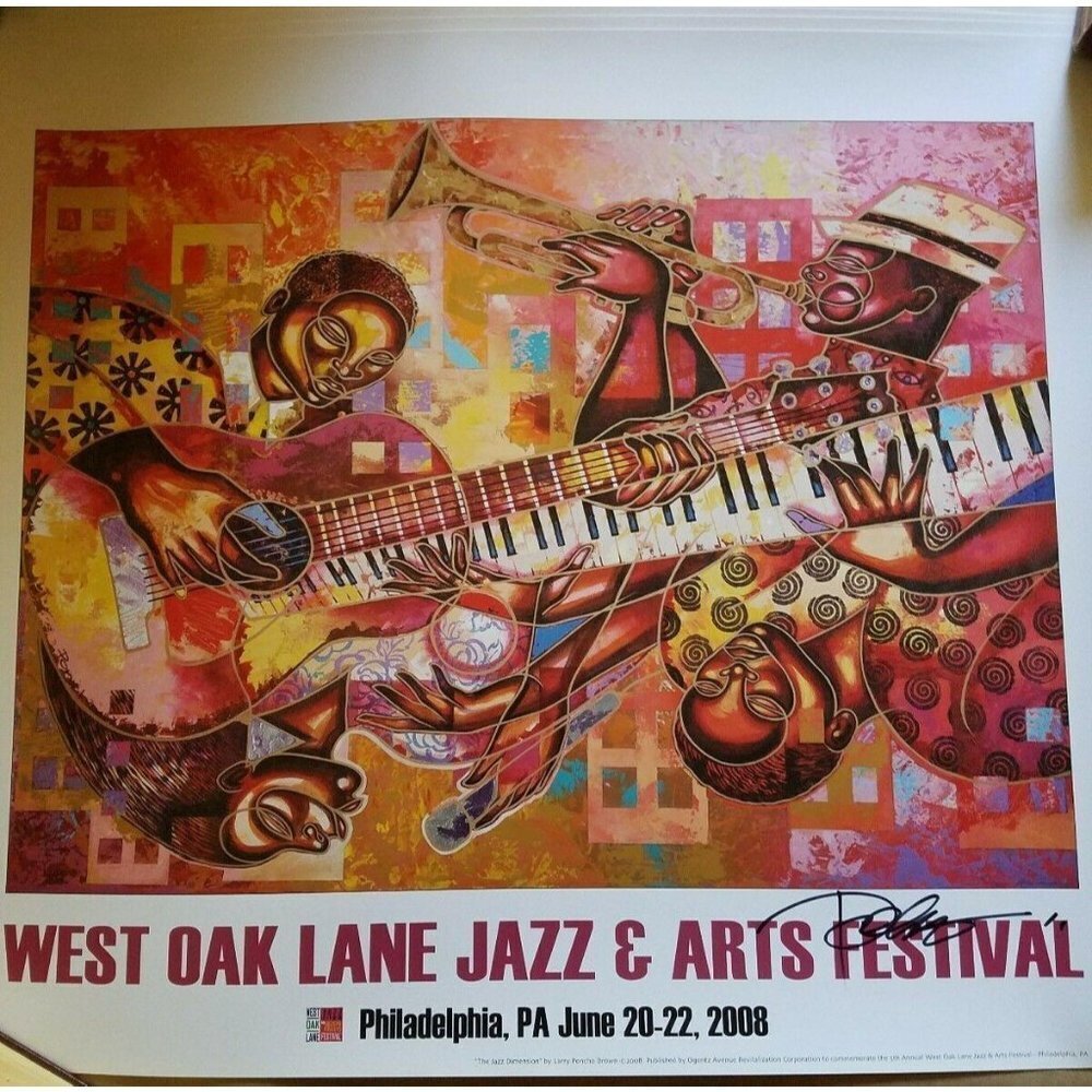 WEST OAK LANE JAZZ & ARTS FESTIVAL 2008 PRINT